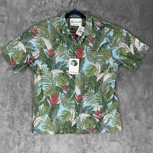 Tori Richard Mens Cotton Lawn Camp Shirt Petiole Aloha NWT 1956M0066 Large New